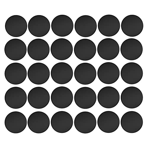 cyclingcolors 30x Abdeckkappen Selbstklebend 20 mm Schrank Regal Bohrloch Abdeckung zum kleben schutzkappen, Schwarz von cyclingcolors