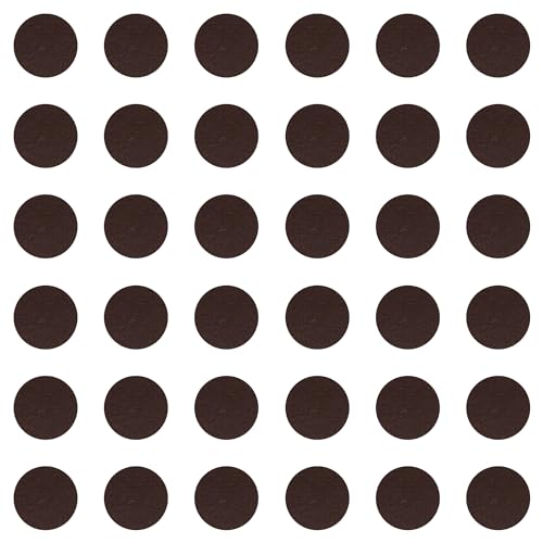 cyclingcolors 36x Abdeckkappen Selbstklebend 25 mm Schrank Regal Bohrloch Abdeckung zum kleben schutzkappen, Chocolat marron foncé von cyclingcolors