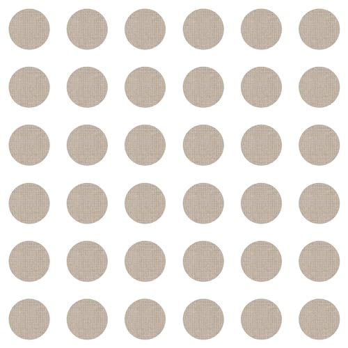 cyclingcolors 36x Abdeckkappen Selbstklebend 25 mm Schrank Regal Bohrloch Abdeckung zum kleben schutzkappen, Lin beige von cyclingcolors