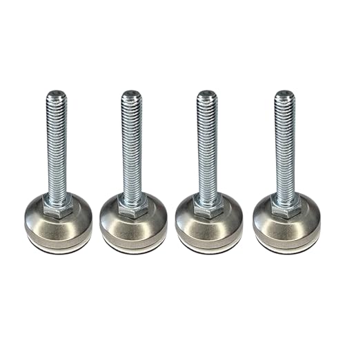 cyclingcolors 4X Stellfuß Stellteller Justierfüße mit Teflongleiter und Edelstahlabdeckung Verstellschraube Höhenversteller Möbelwerkzeuge Tisch Büro Gemeinschaft Freizeit Möbelfüße Standfuß, M8x50mm cyclingcolors 4X Stellfuß Stellteller Justierfüße mit Teflongleiter und Edelstahlabdeckung Verstellschraube Höhenversteller Möbelwerkzeuge Tisch Büro Gemeinschaft Freizeit Möbelfüße Standfuß, M8x50mm von cyclingcolors