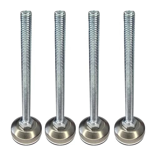 cyclingcolors 4x Stellfuß Stellteller Justierfüße mit Teflongleiter und Edelstahlabdeckung Verstellschraube Höhenversteller Möbelwerkzeuge Tisch Büro Gemeinschaft Freizeit Möbelfüße Standfuß, M8x100mm cyclingcolors 4x Stellfuß Stellteller Justierfüße mit Teflongleiter und Edelstahlabdeckung Verstellschraube Höhenversteller Möbelwerkzeuge Tisch Büro Gemeinschaft Freizeit Möbelfüße Standfuß, M8x100mm von cyclingcolors