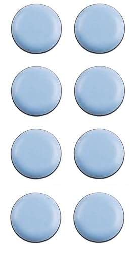 cyclingcolors 8X Teflongleiter selbstklebend 25mm rund PTFE Möbelgleiter Gleiter Stuhlgleiter Bodengleiter von cyclingcolors