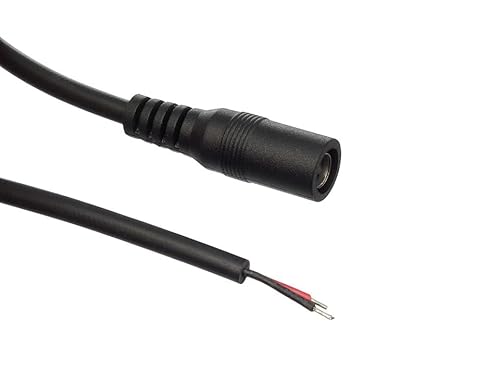 cyclingcolors LED kabel 2m 2 polig pigtail schwarz + red Verlängerungskabel Elektrische Leitungen Draht LED-Streifen von cyclingcolors