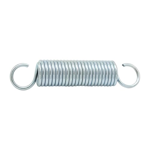 cyclingcolors Mechanische Zugfedern mit Haken Spannfeder Universeller spiralförmiger verzinkter Stahl Heimwerker Automobilbau Gartenarbeit 2x17x80mm von cyclingcolors