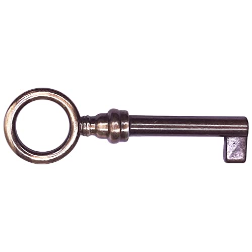 cyclingcolors Möbelschlüssel Schlüsselschild Schlüsselreide Schrankschlüssel Zierschlüssel (Schlüssel Rund-vermessingt) von cyclingcolors