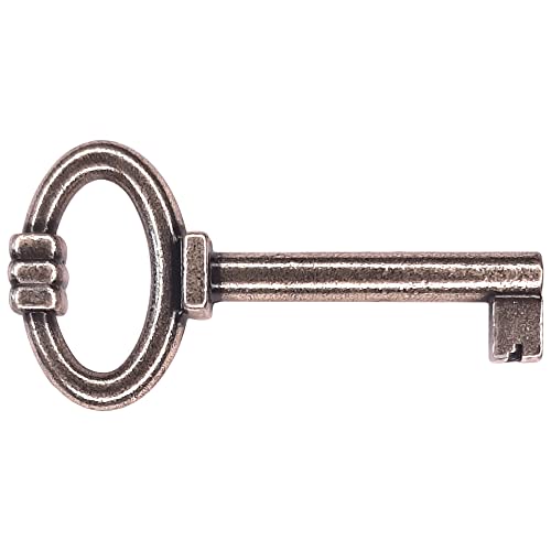 Möbelschlüssel schrankschlüssel zierschlüssel türschlüssel bronzefarbe durchgerieben 64 mm von cyclingcolors
