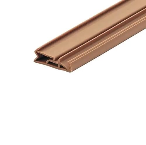 cyclingcolors Türdichtung Haustürdichtung flexibel silikon 12mm Zimmertüren Zimmertürdichtung Haustürdichtung Türanschlagdichtung Fensterdichtung Gummidichtung, beige 2m von cyclingcolors