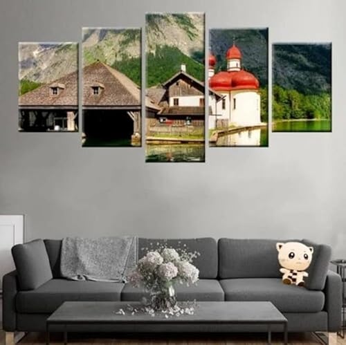 cyongshan Kunst-Leinwand Wand Kunst Poster Bild 5Platten Wanddekoration Design Mikro-Spritz-Technik Druck Malerei Foto Wohnzimmer Schlafzimmer Mode Sets Heimdekoration Kunstwerke150cmx100cm Rahmen cyongshan Kunst-Leinwand Wand Kunst Poster Bild 5Platten Wanddekoration Design Mikro-Spritz-Technik Druck Malerei Foto Wohnzimmer Schlafzimmer Mode Sets Heimdekoration Kunstwerke150cmx100cm Rahmen von cyongshan