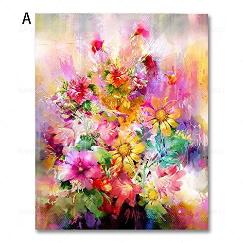cyongshan Leinwand Kunst Wandmalerei Kunst 3D-Druck Malerei Bild Dekorative Kunst 5 Stück Moderne Mikro-SprayAbstrakte Tiere Poster Foto Wohnzimmer Schlafzimmer Dekoration40 x22 von cyongshan
