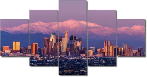 cyongshan Leinwand Kunst Wandmalerei Kunst 3D-Druck Malerei Bild Dekorative Kunst 5 Stück Moderne Mikro-SprayBerg Stadt Nachtblick Poster Foto Wohnzimmer Schlafzimmer Dekoration40 x22 cyongshan Leinwand Kunst Wandmalerei Kunst 3D-Druck Malerei Bild Dekorative Kunst 5 Stück Moderne Mikro-SprayBerg Stadt Nachtblick Poster Foto Wohnzimmer Schlafzimmer Dekoration40 x22 von cyongshan