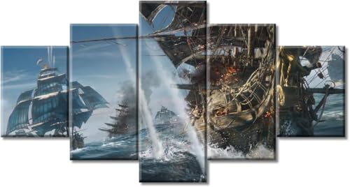 cyongshan Leinwand Kunst Wandmalerei Kunst 3D-Druck Malerei Bild Dekorative Kunst 5 Stück Moderne Mikro-SprayBoot Kampf Poster Foto Wohnzimmer Schlafzimmer Dekoration40 x22 cyongshan Leinwand Kunst Wandmalerei Kunst 3D-Druck Malerei Bild Dekorative Kunst 5 Stück Moderne Mikro-SprayBoot Kampf Poster Foto Wohnzimmer Schlafzimmer Dekoration40 x22 von cyongshan