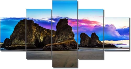 cyongshan Leinwand Kunst Wandmalerei Kunst 3D-Druck Malerei Bild Dekorative Kunst 5 Stück Moderne Mikro-SprayFantastische Inselblick Poster Foto Wohnzimmer Schlafzimmer Dekoration40 x22 cyongshan Leinwand Kunst Wandmalerei Kunst 3D-Druck Malerei Bild Dekorative Kunst 5 Stück Moderne Mikro-SprayFantastische Inselblick Poster Foto Wohnzimmer Schlafzimmer Dekoration40 x22 von cyongshan