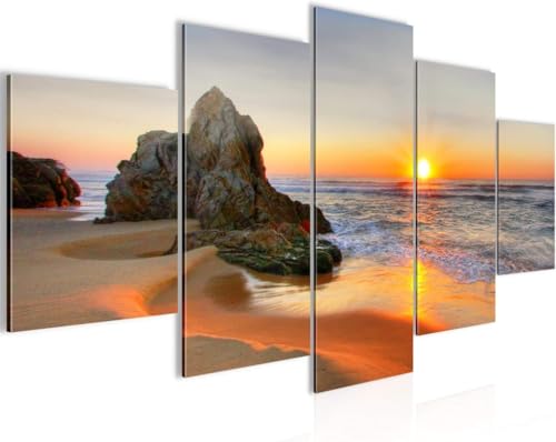 cyongshan Leinwand Kunst Wandmalerei Kunst 3D-Druck Malerei Bild Dekorative Kunst 5 Stück Moderne Mikro-SprayStrand Sonnenuntergang Poster Foto Wohnzimmer Schlafzimmer Dekoration40 x22 cyongshan Leinwand Kunst Wandmalerei Kunst 3D-Druck Malerei Bild Dekorative Kunst 5 Stück Moderne Mikro-SprayStrand Sonnenuntergang Poster Foto Wohnzimmer Schlafzimmer Dekoration40 x22 von cyongshan