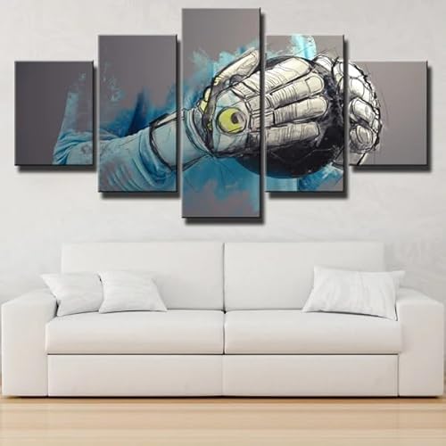 cyongshan Leinwand Kunst Wandmalerei Kunst3D-Druck Malerei Bild Dekorative Kunst5Stück Moderne Mikro-SprayTorhünderPoster Foto Wohnzimmer Schlafzimmer Dekoration60 x32 Rahmen cyongshan Leinwand Kunst Wandmalerei Kunst3D-Druck Malerei Bild Dekorative Kunst5Stück Moderne Mikro-SprayTorhünderPoster Foto Wohnzimmer Schlafzimmer Dekoration60 x32 Rahmen von cyongshan
