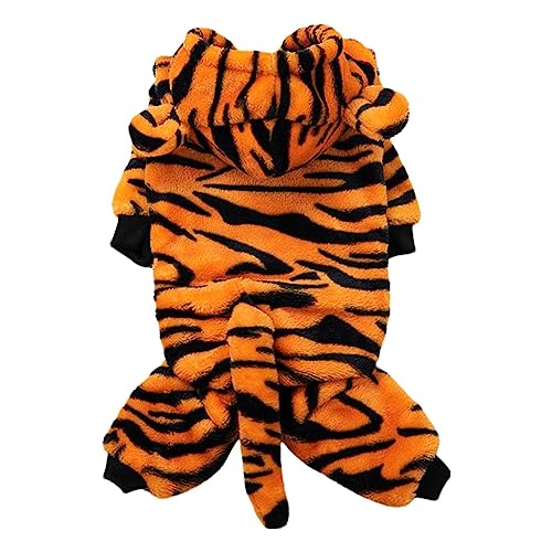 cypreason Haustier-Tier-Cosplay-Kostüm - Cosplay-Requisiten Für Ihren Wilden Tiger - Tiger, Halloween-Partyzubehör, Katzen-Cosplay-Kostüme Für Kleine Und Mittelgroße Hunde, Cosplay-Zubehör-Kostü e von cypreason