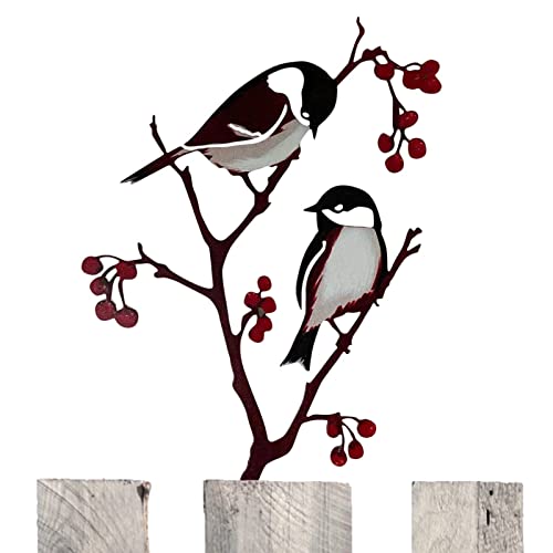 cypreason Metall-Kükendekoration für den Außenbereich, Küken und Beeren, Pfahl für Blumentopf, stehend, Metall, Vogelhof, Kunst-Skulptur für Terrasse, Hinterhof, Teich, Outdoor-Dekorationen cypreason Metall-Kükendekoration für den Außenbereich, Küken und Beeren, Pfahl für Blumentopf, stehend, Metall, Vogelhof, Kunst-Skulptur für Terrasse, Hinterhof, Teich, Outdoor-Dekorationen von cypreason