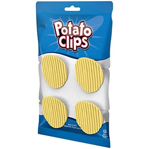 5 lustige Chip-Clips, Küchen-Lebensmittelaufbewahrung, Kartoffelchip-Beutelverschluss-Clips, Chips-Clips, Set zum Versiegeln von Lebensmittel-Clips für Chips, Snacks(Round) von Cyrank