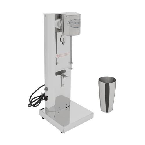 Czyurachel Milchshake Mixer, Drink Mixer mit Intelligentem Mikroschalter, 180W 650ml 18000RPM Ein-Kopf, 2 Gänge, Edelstahl Milchshake Maschine, Getränkemixer, Silber Czyurachel Milchshake Mixer, Drink Mixer mit Intelligentem Mikroschalter, 180W 650ml 18000RPM Ein-Kopf, 2 Gänge, Edelstahl Milchshake Maschine, Getränkemixer, Silber von czyuRachel