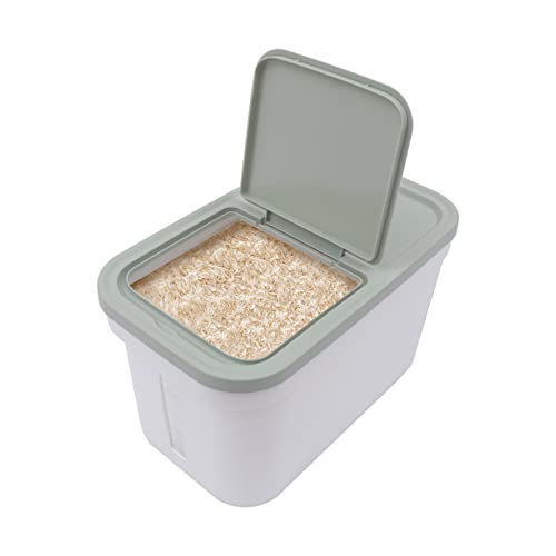czyuRachel Großer Mehl-Getreide-Behälter, 10kg Luftdichter Reis-Bohnen-Spender Lebensmittel-Aufbewahrungsbox Küche Aufbewahrung & Organisation von czyuRachel