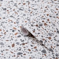 d-c-fix Dekofolie Steine Terrazzo Steine grau bunt B/L: ca. 45x200 cm von d-c-fix