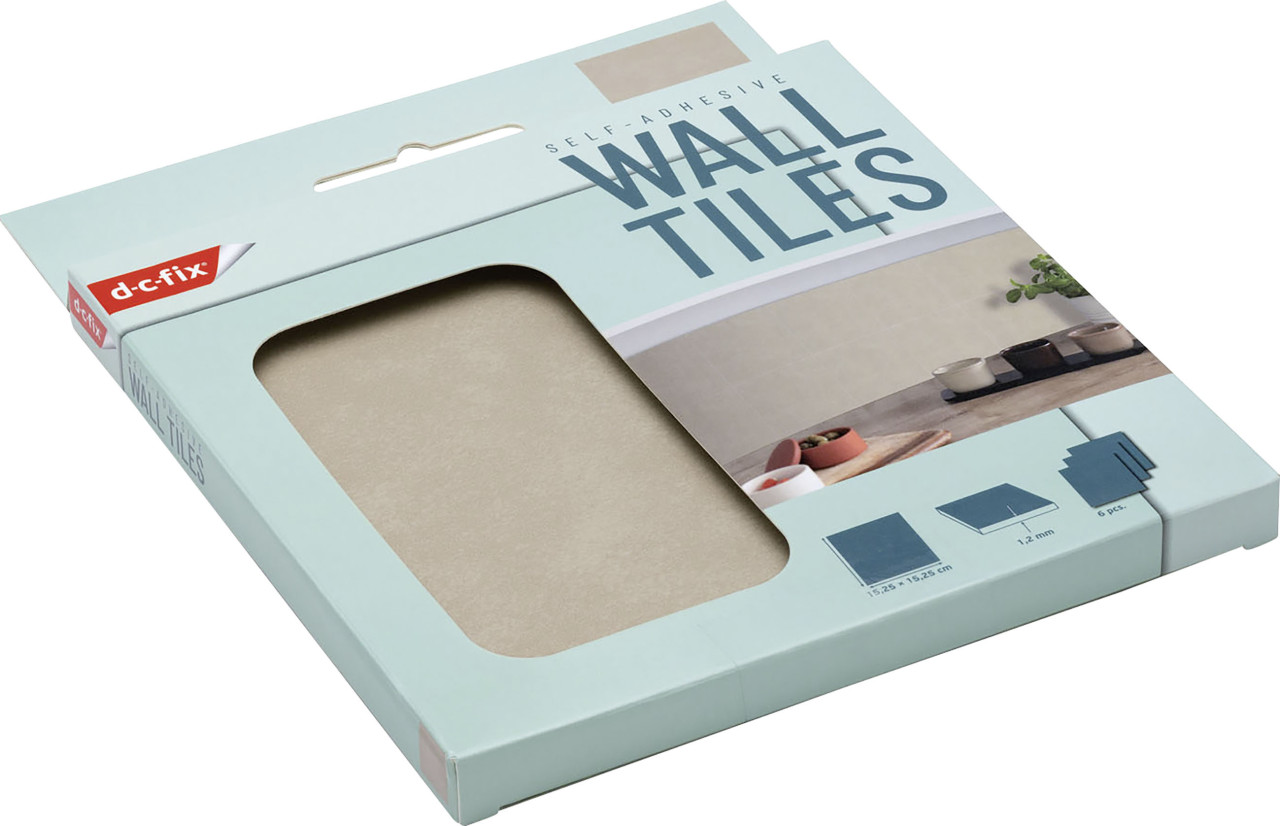 D-c-fix Wandfliesen selbstklebend Beige 6er Set 15 x 15 cm D-c-fix Wandfliesen selbstklebend Beige 6er Set 15 x 15 cm von d-c-fix