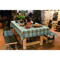 D-c-fix - d-c-table® Tischdecke Manhattan Borneo 150 x 250 cm, blau Tischdecke von d-c-fix