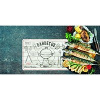 D-c-fix - d-c-table® Tischset Rio Barbecue 44 x 29 cm, offwhite Tischset von d-c-fix