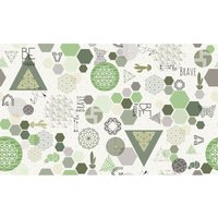 D-c-table Tischdecke Manhattan Vlies Geometris 110 x 140 cm Tischdecke von d-c-fix