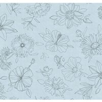 D-c-fix - d-c-table® Tischdecke Manhattan Vlies Palmas 110 x 140 cm, grau Tischdecke von d-c-fix