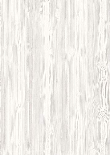 d-c-fix Klebefolie Quadro white Holz-Optik - selbstklebende Folie wasserdicht realistische Deko für Möbel, Tisch, Schrank, Tür, Küchenfronten Möbelfolie Dekofolie Tapete 67,5 cm x 1,5 m von d-c-fix
