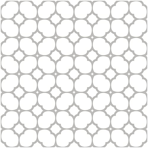 d-c-fix selbstklebende Bodenfliesen – Blumenraster (11er Pack, 30x30,5cm) – qualitative PVC-Klebefliesen – leicht zu reinigen & individuell anpassbar von d-c-fix