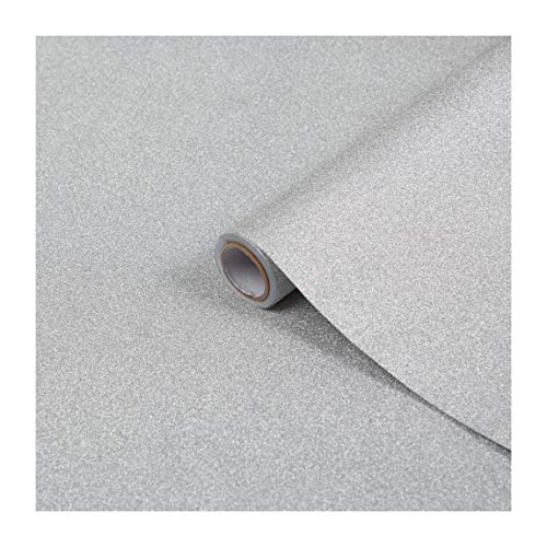 d-c-fix Klebefolie Glitzer Silber - selbstklebend Glitzerfolie zum Basteln Bastelfolie Rolle Glitzerpapier Bastelpapier Weihnachten Möbel Dekofolie Vinyl-Folie 45 cm x 1,5 m von d-c-fix