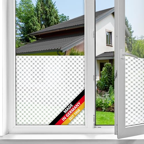 d-c-fix Fensterfolie Ally Gitter-Muster statisch selbsthaftend 67,5 cm x 1,5 m - blickdichte Sichtschutzfolie mit UV-Schutz - Sichtschutz Fenster Folie Milchglasfolie Klebefolie Karo geometrisch d-c-fix Fensterfolie Ally Gitter-Muster statisch selbsthaftend 67,5 cm x 1,5 m - blickdichte Sichtschutzfolie mit UV-Schutz - Sichtschutz Fenster Folie Milchglasfolie Klebefolie Karo geometrisch von d-c-fix