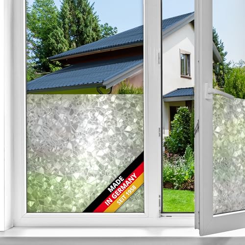 d-c-fix Fensterfolie Splinter Mosaik statisch selbsthaftend Premium 67,5 cm x 1,5 m - blickdichte Sichtschutzfolie mit UV-Schutz - Sichtschutz für Fenster Folie Milchglasfolie Rauten-Muster d-c-fix Fensterfolie Splinter Mosaik statisch selbsthaftend Premium 67,5 cm x 1,5 m - blickdichte Sichtschutzfolie mit UV-Schutz - Sichtschutz für Fenster Folie Milchglasfolie Rauten-Muster von d-c-fix
