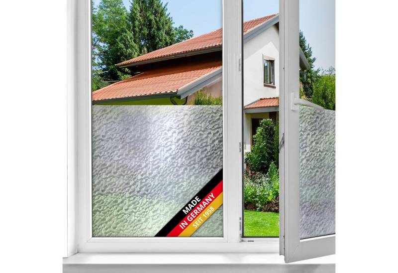 d-c-fix Fensterfolie 6,66€/qm Sichtschutzfolie selbsthaftend Motiv Deko Folie Fenster innen, Glatt oder strukturiert, 15m Rolle - Rückstandslos entfernbar & wiederverwendbar von d-c-fix