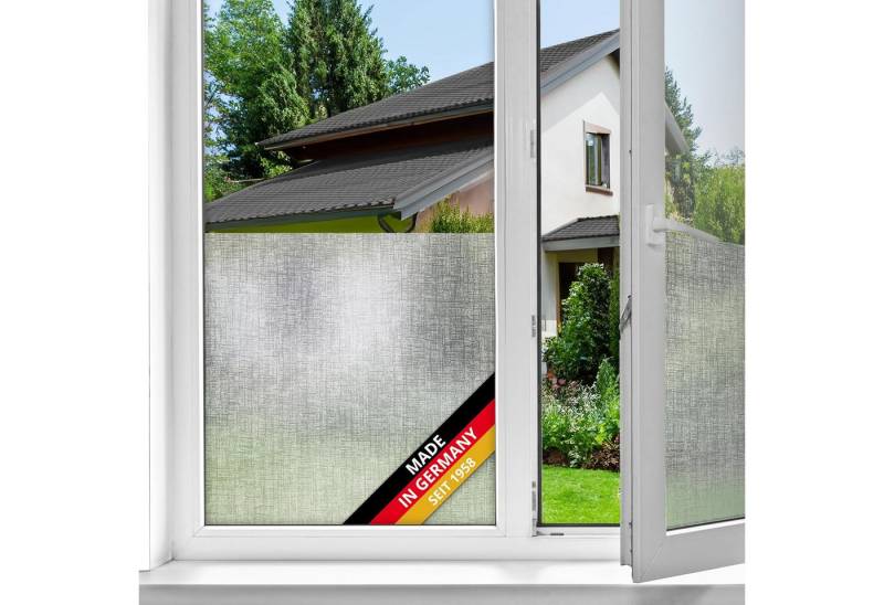 d-c-fix Fensterfolie 6,66€/qm Sichtschutzfolie selbsthaftend Motiv Deko Folie Fenster innen, Glatt oder strukturiert, 15m Rolle - Rückstandslos entfernbar & wiederverwendbar von d-c-fix