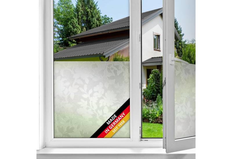 d-c-fix Fensterfolie 6,66€/qm Sichtschutzfolie selbsthaftend Motiv Deko Folie Fenster innen, Glatt oder strukturiert, 15m Rolle - Rückstandslos entfernbar & wiederverwendbar von d-c-fix
