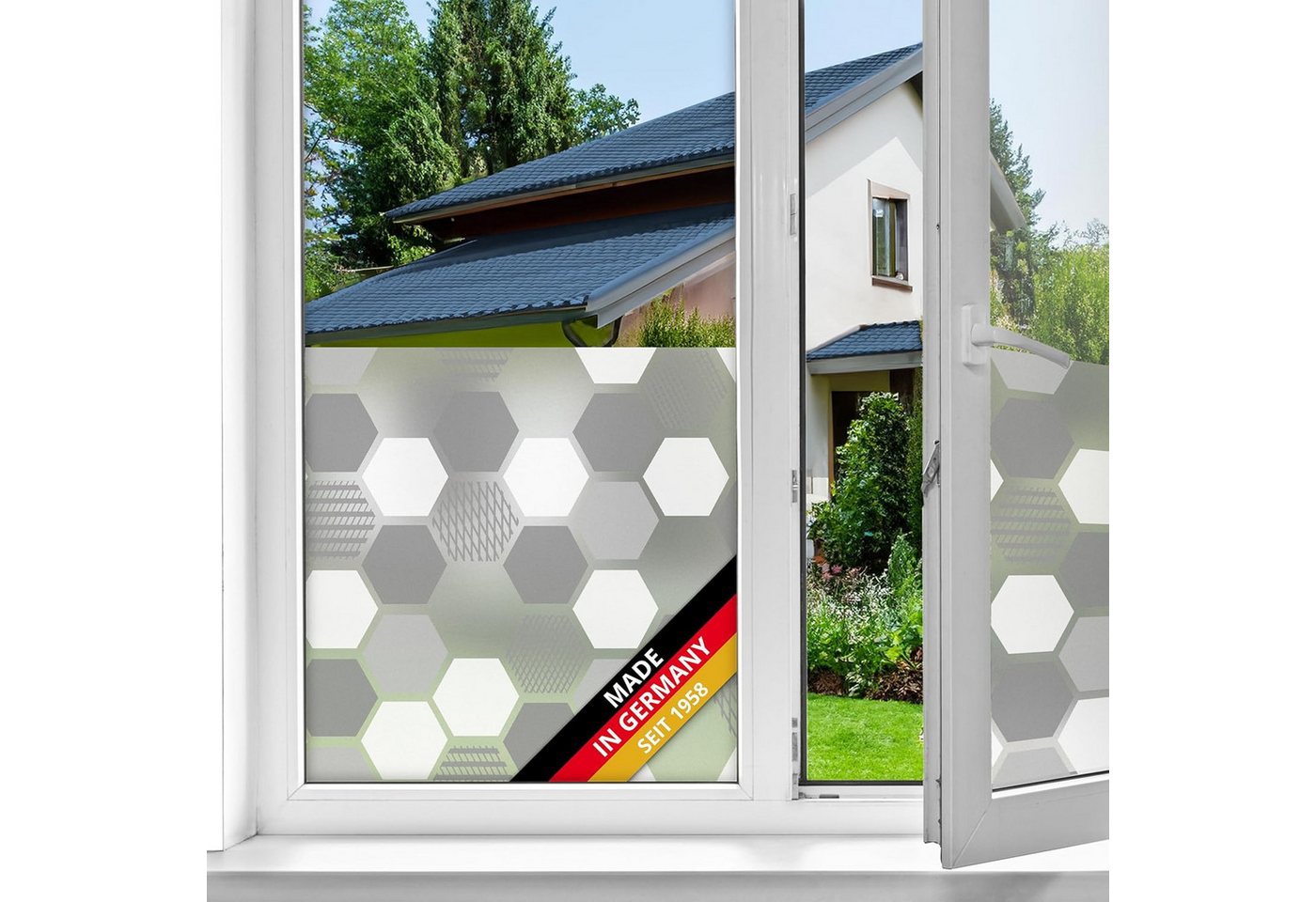 d-c-fix Fensterfolie 6,66€/qm Sichtschutzfolie selbsthaftend Motiv Deko Folie Fenster innen, Glatt oder strukturiert, 15m Rolle - Rückstandslos entfernbar & wiederverwendbar d-c-fix Fensterfolie 6,66€/qm Sichtschutzfolie selbsthaftend Motiv Deko Folie Fenster innen, Glatt oder strukturiert, 15m Rolle - Rückstandslos entfernbar & wiederverwendbar von d-c-fix
