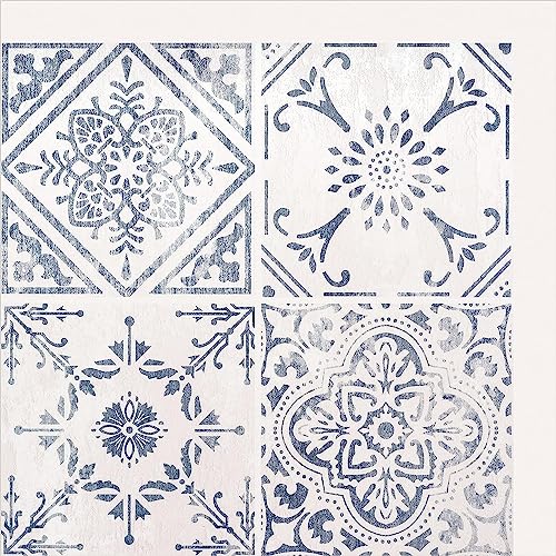 d-c-fix Fliesenaufkleber Wand – 6er Set (33x33 cm) - Vintage Style - Klebefliesen für Küche, Bad & Küchenrückwand – selbstklebend & wasserdicht von d-c-fix
