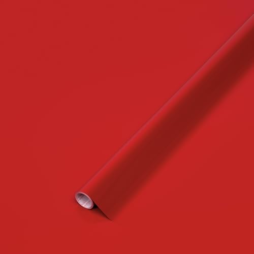 d-c-fix Möbel-Klebefolie Signalrot Hochglanz 45 cm x 2 m - Möbelfolie selbstklebende Küchenfolie Folierung Küchen-Schrank Deko-Folie Tisch Tischfolie Fensterbank Küchenfronten glänzend rot von d-c-fix