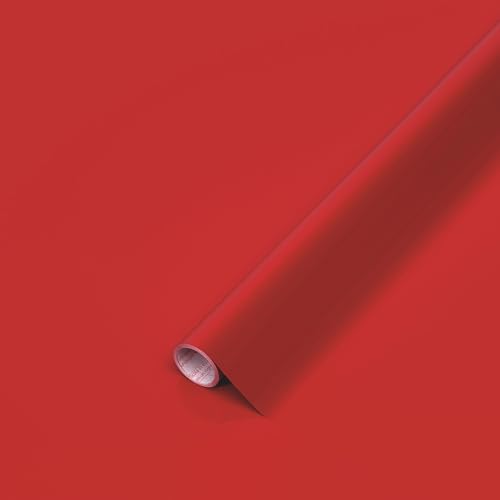 d-c-fix Möbel-Klebefolie Signalrot Hochglanz 45 cm x 2 m - Möbelfolie selbstklebende Küchenfolie Folierung Küchen-Schrank Deko-Folie Tisch Tischfolie Fensterbank Küchenfronten glänzend rot von d-c-fix