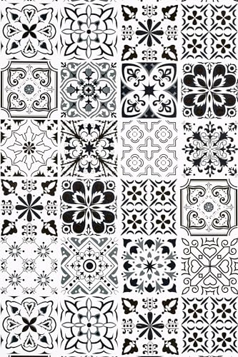d-c-fix Klebefolie Eco Line Ornamental Tiles - selbstklebende Folie wasserdicht realistische Deko für Möbel, Tisch, Schrank, Tür, Küchenfronten Möbelfolie Dekofolie Tapete 67,5 cm x 1,5 m von d-c-fix