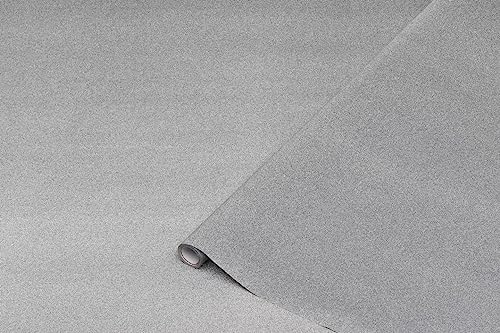 d-c-fix Klebefolie Glitzer Grau - selbstklebend Glitzerfolie zum Basteln Bastelfolie Rolle Glitzerpapier Bastelpapier Weihnachten Möbel Dekofolie Vinyl-Folie 67,5 cm x 2 m von d-c-fix