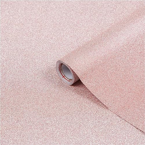 d-c-fix Klebefolie Glitzer Rose-Gold Pink - selbstklebend Glitzerfolie zum Basteln Bastelfolie Rolle Glitzerpapier Bastelpapier Weihnachten Möbel Dekofolie Vinyl-Folie 45 cm x 1,5 m von d-c-fix