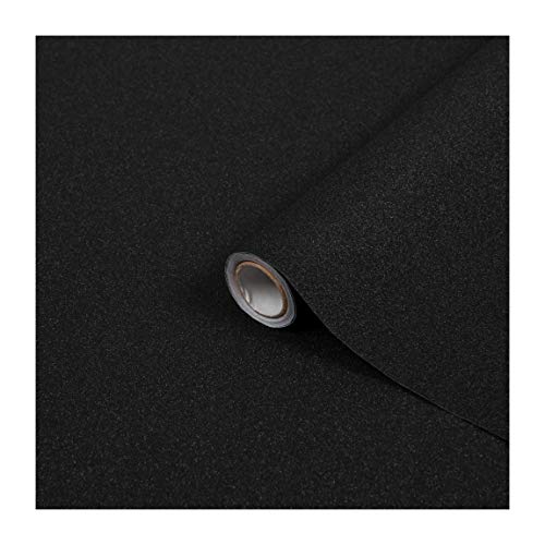 d-c-fix Klebefolie Glitzer Schwarz - selbstklebend Glitzerfolie zum Basteln Bastelfolie Rolle Glitzerpapier Bastelpapier Weihnachten Möbel Dekofolie Vinyl-Folie 45 cm x 1,5 m von d-c-fix