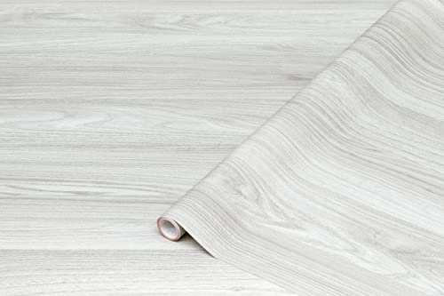 d-c-fix Klebefolie Holz-Optik Sangallo hellgrau selbstklebende Folie wasserdicht realistische Deko für Möbel, Tisch, Schrank, Tür, Küchenfronten Möbelfolie Dekofolie Tapete 90 cm x 2,1 m von d-c-fix