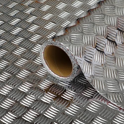 d-c-fix Klebefolie Metallic Riffelblech silber hochglanz selbstklebende Folie wasserdicht realistische Deko für Möbel, Tisch, Schrank, Tür, Küchenfronten Möbelfolie Dekofolie Tapete 45 cm x 2 m d-c-fix Klebefolie Metallic Riffelblech silber hochglanz selbstklebende Folie wasserdicht realistische Deko für Möbel, Tisch, Schrank, Tür, Küchenfronten Möbelfolie Dekofolie Tapete 45 cm x 2 m von d-c-fix