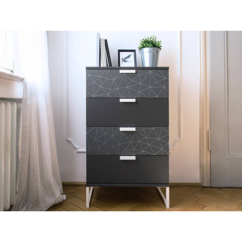 d-c-fix Klebefolie 'Tico silver' grau/silber 45 x 200 cm von d-c-fix