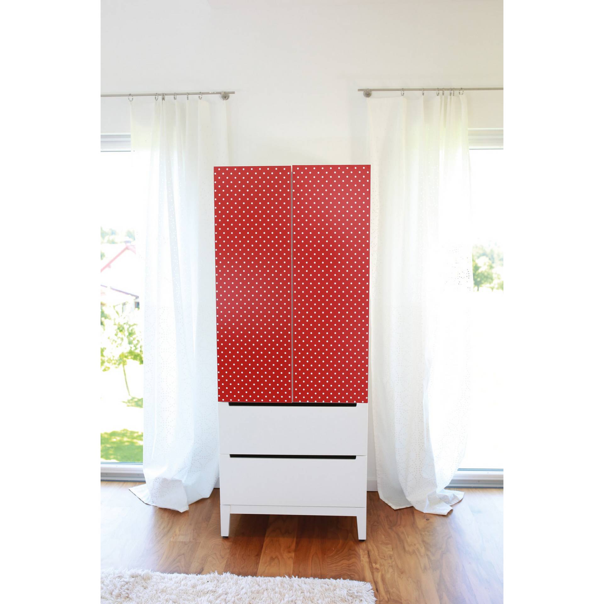 d-c-fix Klebefolie rot gepunktet 45 x 200 cm d-c-fix Klebefolie rot gepunktet 45 x 200 cm von d-c-fix