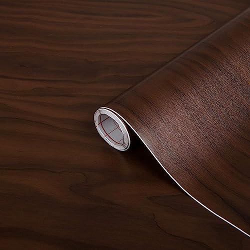 d-c-fix Möbel-Klebefolie Apfelbirke Schokolade Holz-Optik 45 cm x 2 m - Möbelfolie selbstklebend Deko-Folie Küchen-Schrank Fensterbank Küchenfronten Schrankfolie Tisch Holzfolie Birke dunkelbraun von d-c-fix